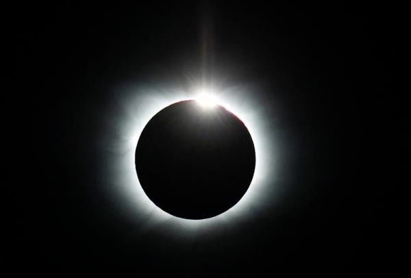 The solar eclipse may also feature intense activity on the sun.