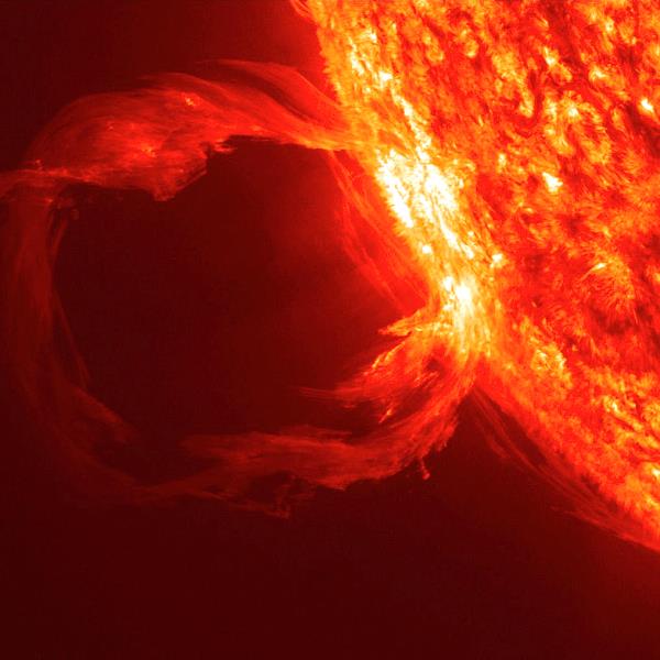 The sun may show even more extreme activity during the solar eclipse.