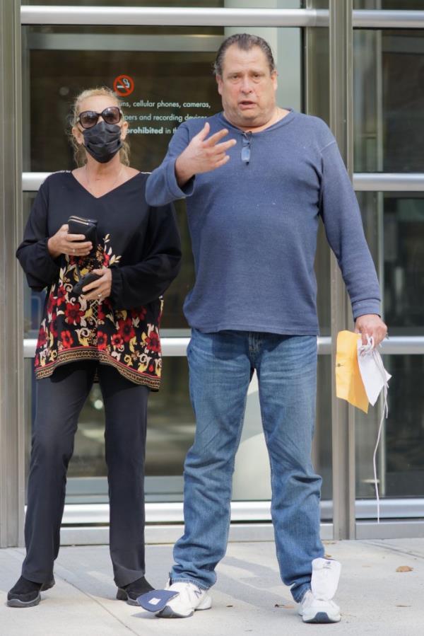 Mark Feuer leaves Brooklyn Federal Court after his arraignment on August 16, 2022 in New York