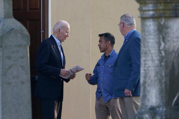 Joe Biden and Anthony Bernal
