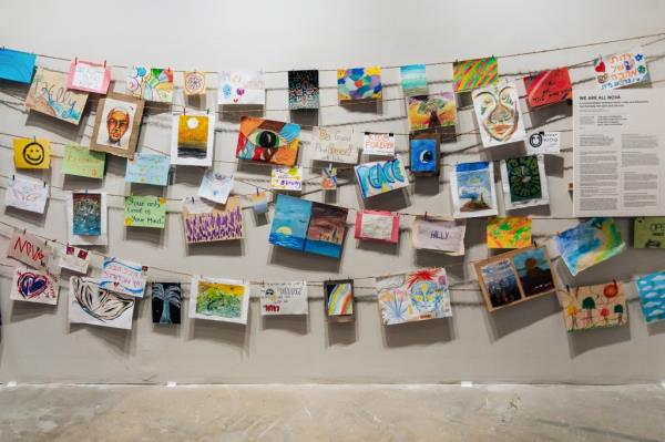 Cards in the healing room.