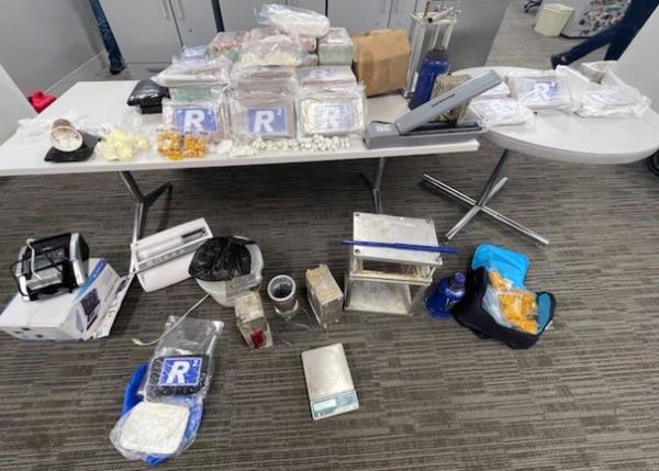 The seized drugs