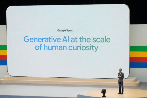  Pichai speaks Tuesday.