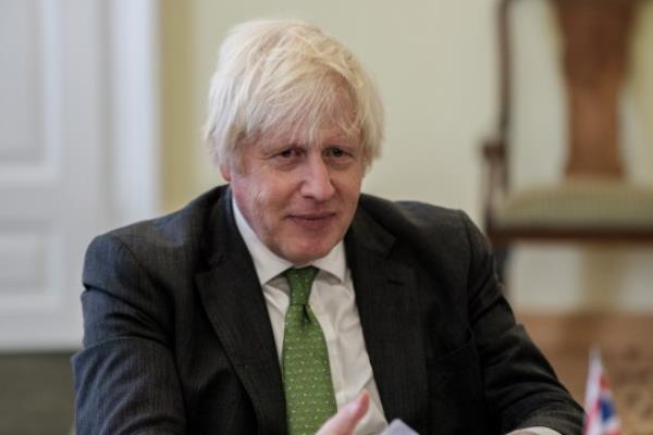 LVIV, UKRAINE - SEPTEMBER 9: Boris Johnson, former UK Prime Minister, is seen during his visit to Ivan Franko Natio<em></em>nal University of Lviv on September 9, 2023 in Lviv, Ukraine. Since the beginning of the full-scale war, Johnson has repeatedly visited Ukraine. On October 4, 2022, the Academic Council at Ivan Franko Natio<em></em>nal University of Lviv has awarded Boris Johnson the title of Doctor Ho<em></em>noris Causa. (Photo by Les Kasyanov/Global Images Ukraine via Getty Images)