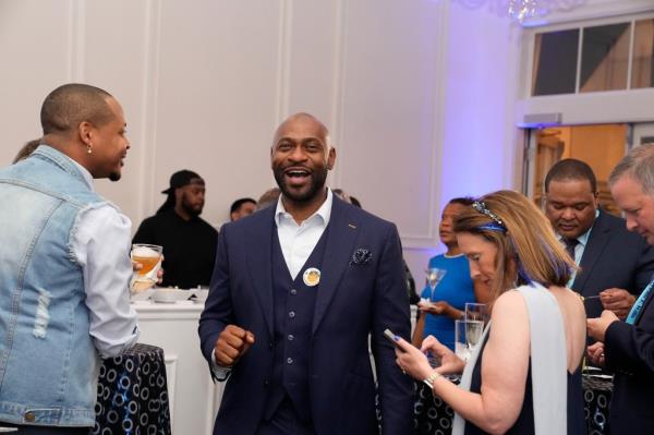 Former Special prosecutor Nathan Wade arrives before Fulton County District Attorney Fani Willis speaks after winning the Democratic primary on Tuesday, May 21, 2024, in Buckhead, Ga.