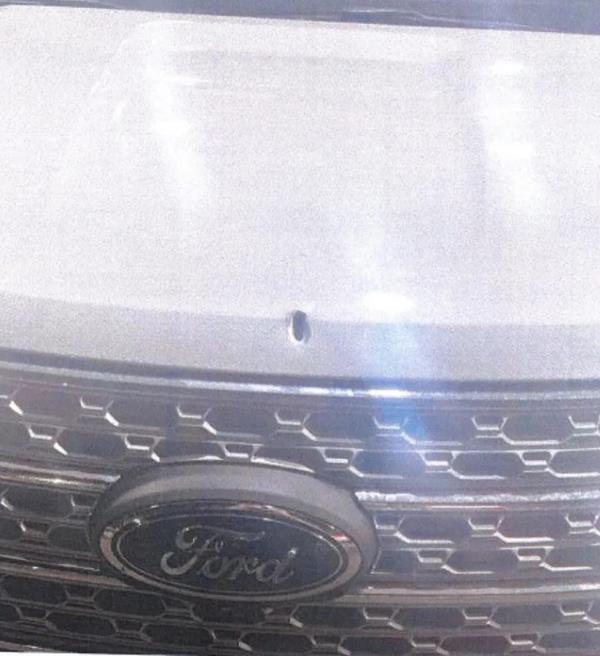 The bullets fired at pursuing police struck the squad car in the hood and windshield