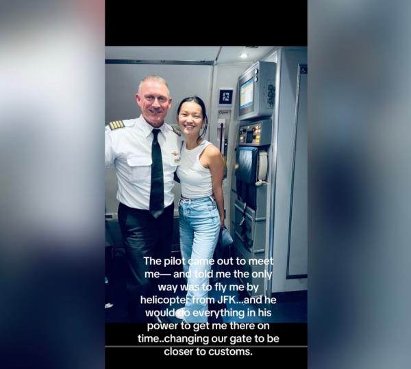 Renfrow revealed it was at this point that the pilot came out of the cockpit to tell her that her o<em></em>nly real option was to use a helicopter to reduce the 2-hour drive from the airport to minutes. 