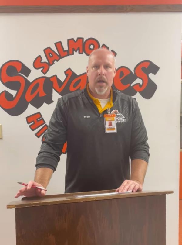 School district Superintendent Troy Easterday 