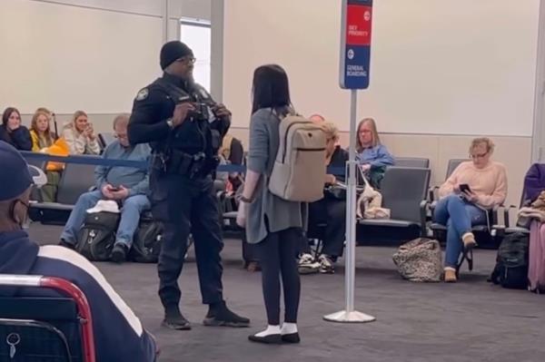 Passenger and cop