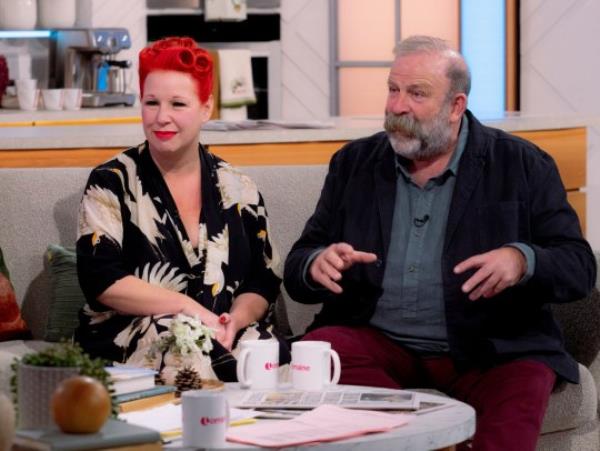 Dick Strawbridge and Angel Strawbridge on ITV's Lorraine