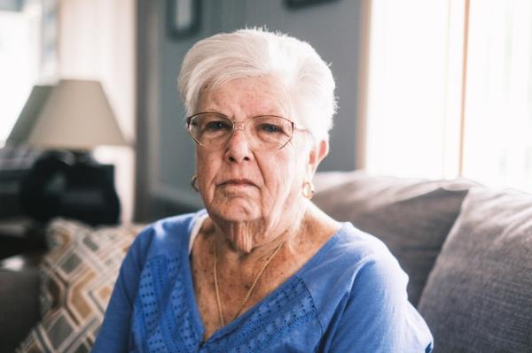 A photo of the officer's mother, Marge.