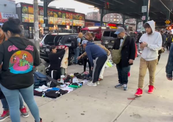 Residents say that illegal migrants without permits to work have been left to hit the streets to make a living.