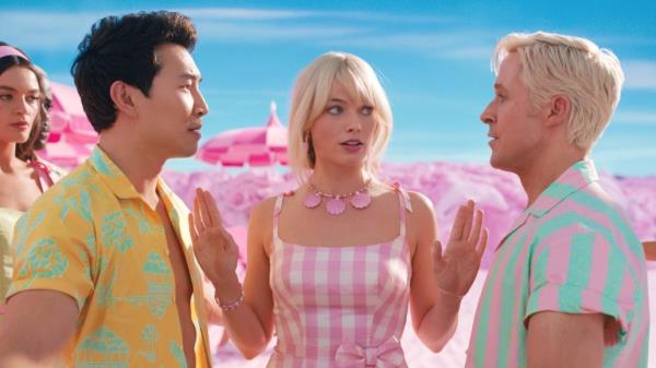 Gosling o<em></em>nstage at Warner Bros.' 