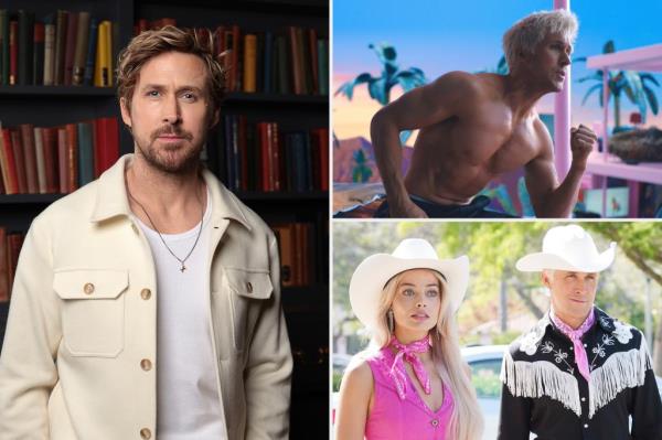 Gosling o<em></em>nstage at Warner Bros.' 