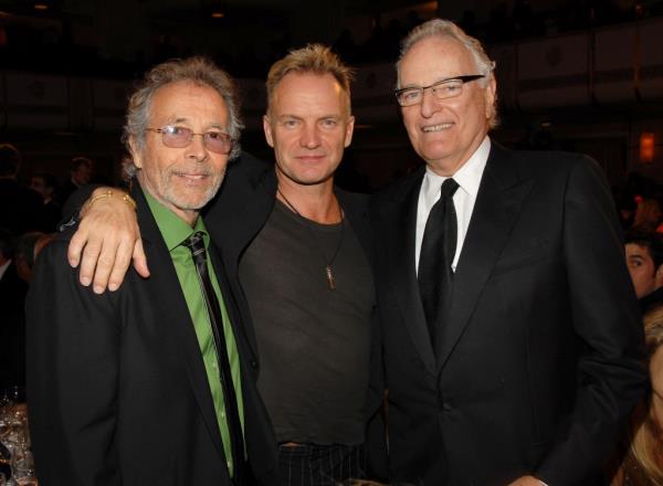 Herb Alpert, Sting and Jerry Moss in 2006.