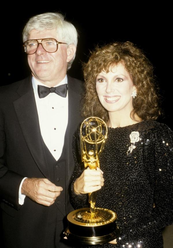 Phil Do<em></em>nahue Marlo Thomas 1986 Primetime Emmys