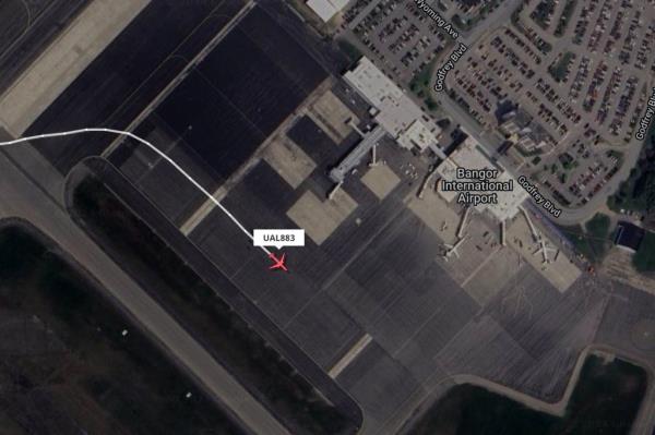 The flight was diverted and landed at Bangor Internatio<em></em>nal Airport due unruly passenger, Radar reported.