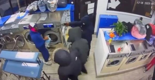 Still of surveillance footage in the victim's killing