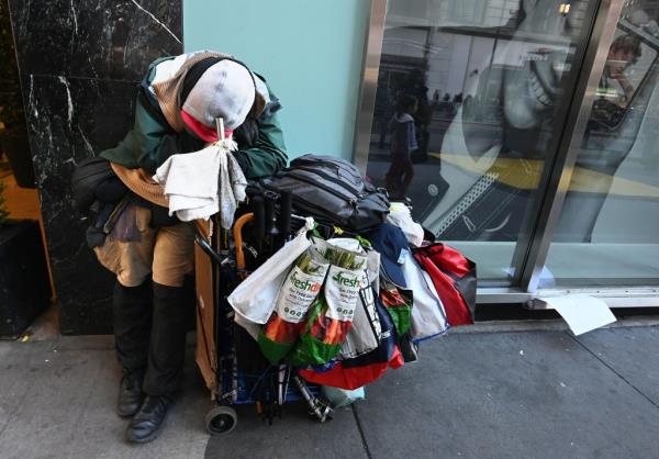 Homeless in New York. 