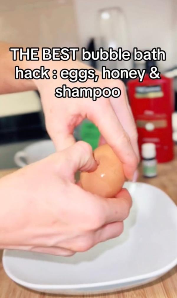 bubble bath eggs