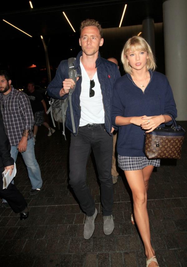 Taylor Swift and ex Tom Hiddleston in 2016.