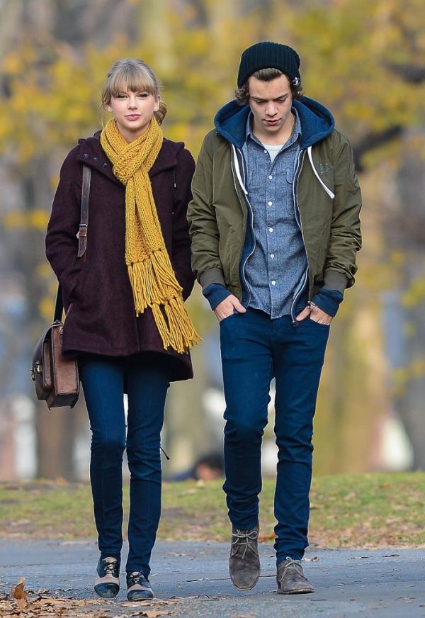 Taylor Swift and Harry Styles in NYC in 2012.