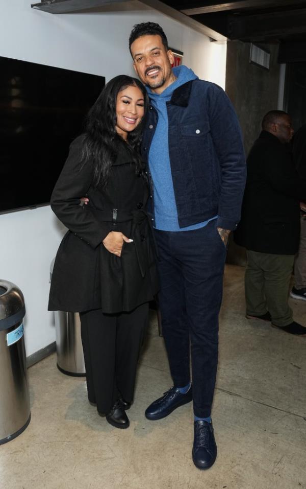 Anansa Sims and Matt Barnes arrive for 