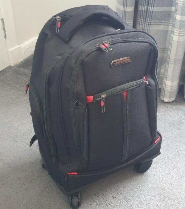 Mr Matheson's luggage bag
