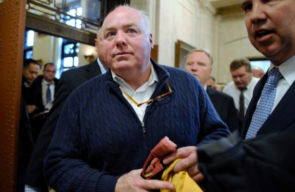 Michael Skakel leaves the Co<em></em>nnecticut Supreme Court after his hearing