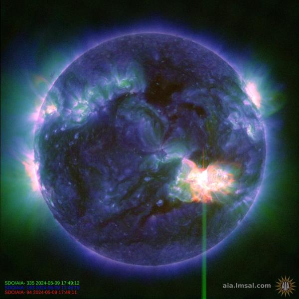 According to NASA, the biggest X-class flares can produce as much energy as 1 billion atomic bombs.