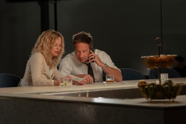 Meg Ryan and David Duchovny