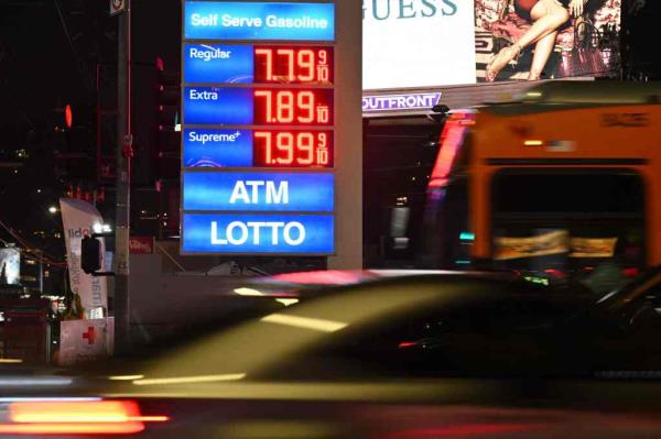 Gas prices have climbed to nearly $8 a gallon in parts of Los Angeles -- due mainly to the rise in oil prices.