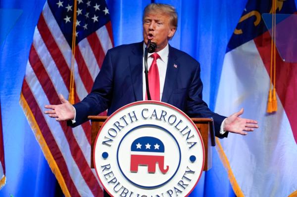Do<em></em>nald Trump described the federal indictment against him as a 