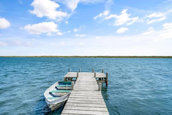 The dock.