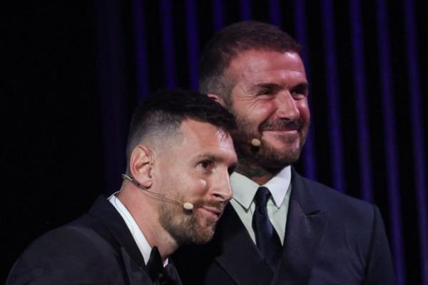 Lio<em></em>nel Messi and David Beckham