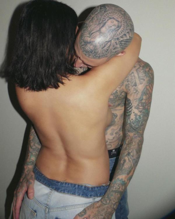 Travis Barker puts his hands down Kourtney Kardashian's pants in steamy photos 