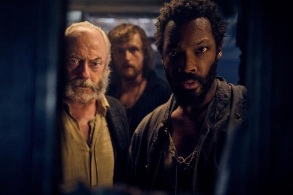 Liam Cunningham, Chris Walley and Corey Hawkins in 