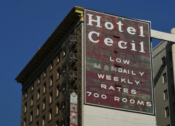 The hotel, built in 1924, has been the scene of at least 15 murders and suicides as well as the temporary home of serial killers Richard Ramirez and Jack Unterweger.