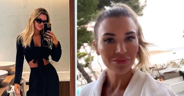 Christine McGuinness on holiday.