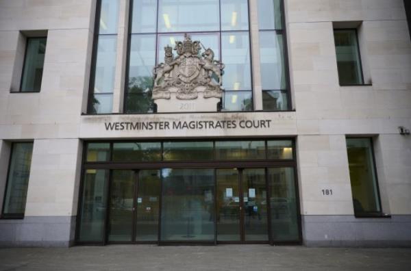 Mandatory Credit: Photo by Story Picture Agency/Shutterstock (12922058a) A general view of Westminster Magistrates Court - wher<em></em>e Lance O'Co<em></em>nnor will arrive today charged with targeting Hove MP Peter Kyle with threatening, abusive or insulting words or behaviour in Parliament Square, Westminster, last October. Credit: Tom Bowles/Story Picture Agency Lance O'Co<em></em>nnor at Westminster Magistrates Court, London, UK - 03 May 2022