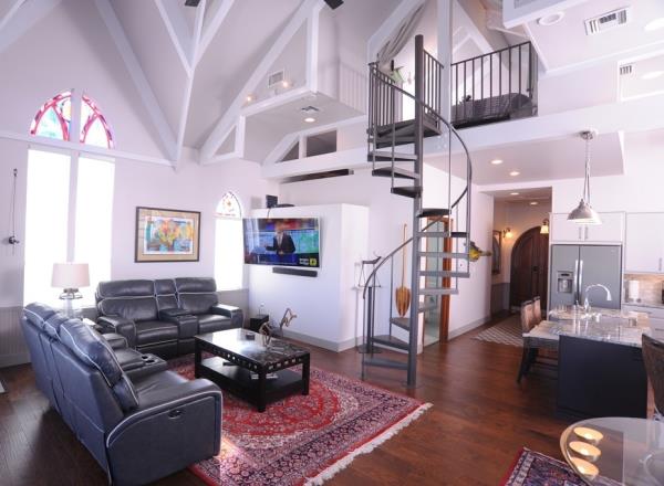 The living room. 