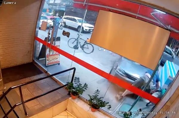 Car crash footage