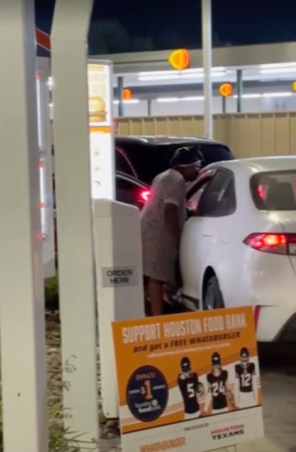 Drive-thru scrap in Houston.