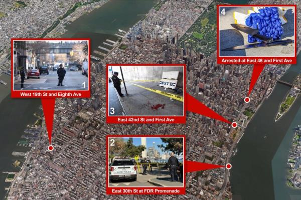 Knife-wielding maniac goes on ?unprovoked? NYC stabbing spree