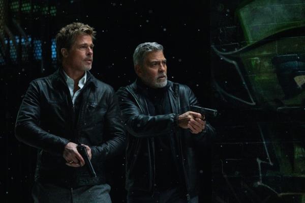 Brad Pitt and George Clooney