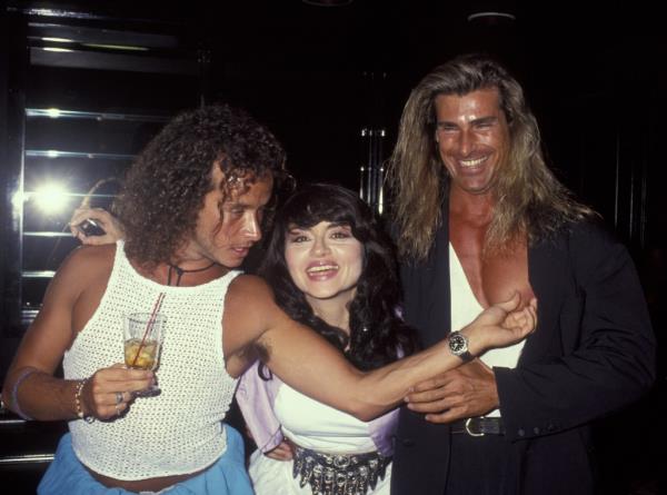 Pauly Shore tweaks Fabio's left nipple