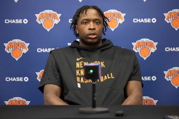 OG Anunoby may make his return on Tuesday night. He is listed as questio<em></em>nable ahead of the Knicks' rematch against the 76ers.