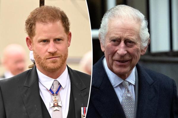 King Charles and Prince Harry attend the 