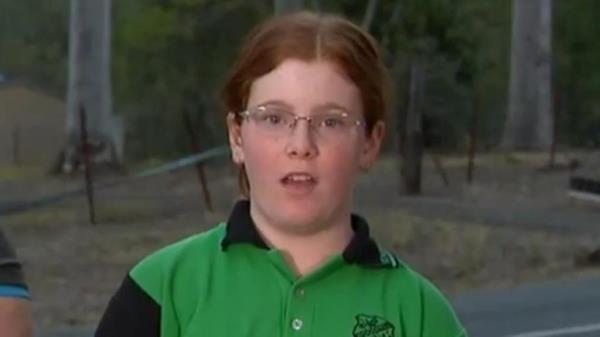 Emily was one of 18 students ordered off their school bus south of Brisbane last week.