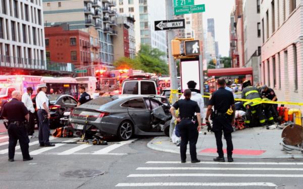 The scene of the crash in Gramcery.